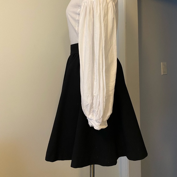 Vintage Saint Laurent Wool Circle skater Skirt - Picture 5 of 7